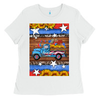 White american truck air freshener Ladies Tee - HRA Design Shop