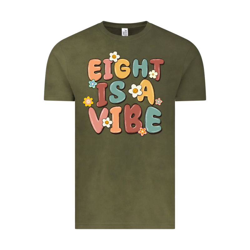 Eight Is A Vibe Vintage Tee by MaliasSmallBusiness | Teevron
