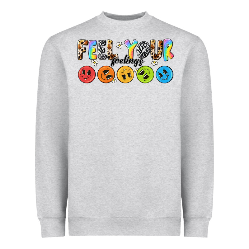 Feel Your Feelings Heavyweight Sweatshirt by NancyCooperArtShop | Teevron