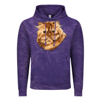 Cloud Purple Persian Cat Face Vintage Hoodie - LillyAllenDesigns