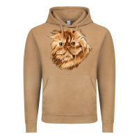 Vintage Camel Persian Cat Face Vintage Hoodie - LillyAllenDesigns
