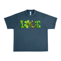 Midnight Navy love with horseshoe Urban Heavy Tee - AdoDesignShop