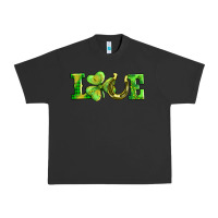 Pigment Black love with horseshoe Urban Heavy Tee - AdoDesignShop
