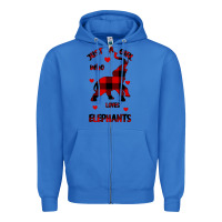 True Royal Just a girl who loves Elephants - Elephant Zipper Hoodie - Bettercallsaul