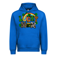 Cobalt lucky mom St. Patricks Day Urban Hoodie - FaDigitalArtStudio