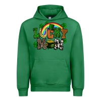 Emerald lucky mom St. Patricks Day Urban Hoodie - FaDigitalArtStudio