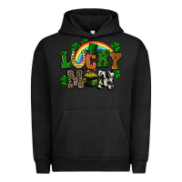 Pigment Black lucky mom St. Patricks Day Urban Hoodie - FaDigitalArtStudio