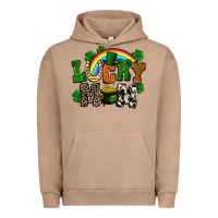 Pigment Burro lucky mom St. Patricks Day Urban Hoodie - FaDigitalArtStudio