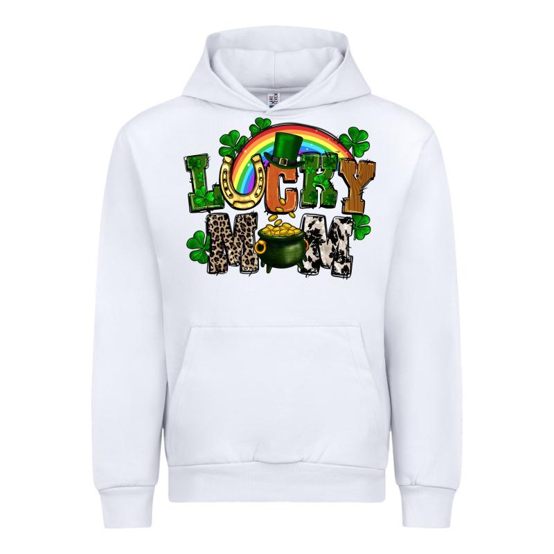 Lucky Mom St. Patricks Day Urban Hoodie by FaDigitalArtStudio | Teevron