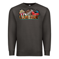 Smoke Game day football popcorn Premium Sweatshirt - HowdyJamesFarm