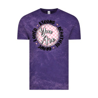 Cloud Purple you are strong Vintage Tee - MaliasSmallBusiness