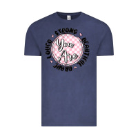 Vintage Denim you are strong Vintage Tee - MaliasSmallBusiness