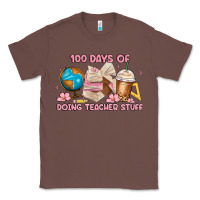 Chestnut 100 days of doing teacher stuff Classic Tee - MaliasSmallBusiness