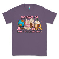 Lavender 100 days of doing teacher stuff Classic Tee - MaliasSmallBusiness