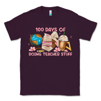 Plum 100 days of doing teacher stuff Classic Tee - MaliasSmallBusiness