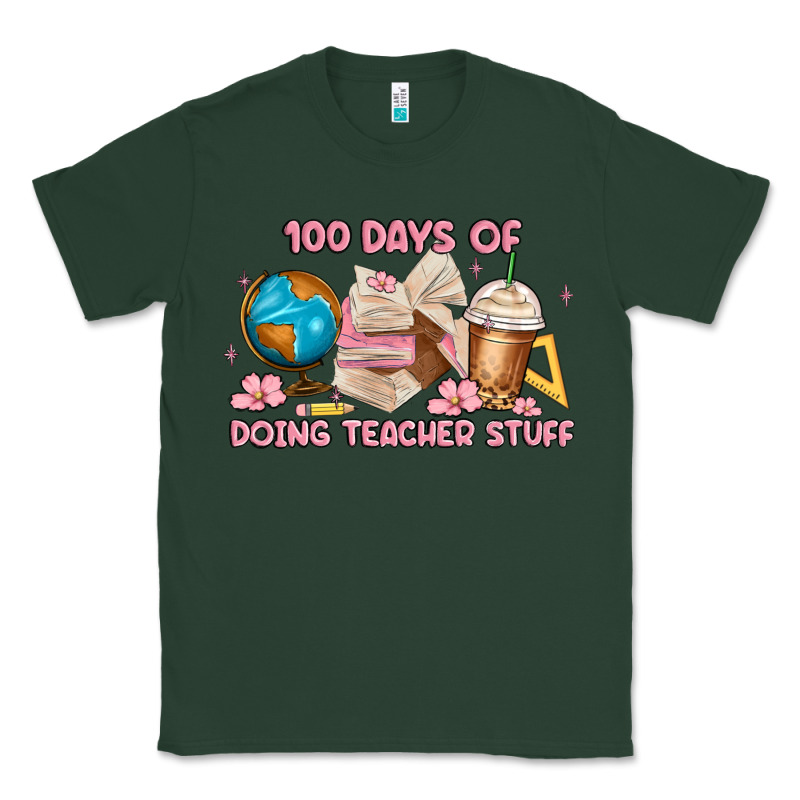 100 Days Of Doing Teacher Stuff Classic Tee by MaliasSmallBusiness | Teevron