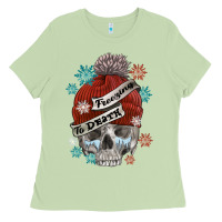 Matcha freezing to death skull Ladies Tee - FaDigitalArtStudio
