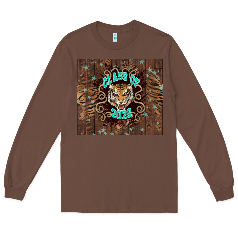 Class Of 2023 Tiger Long Sleeve Tee by NancyCooperArtShop | Teevron