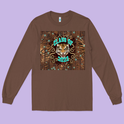 Class Of 2023 Tiger Long Sleeve Tee Designed By Nancycooperartshop