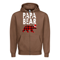 Chestnut Papa Bear Zipper Hoodie - Bettercallsaul