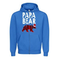 True Royal Papa Bear Zipper Hoodie - Bettercallsaul