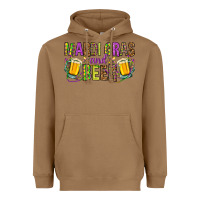 Toasted Coconut Mardi Gras and beer Heavyweight Hoodie - HowdyJamesFarm