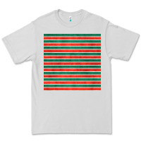 Dove Grey christmas stripes seamless pattern Premium Tee - BundleAndBundleShop