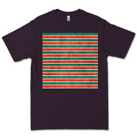 Plum christmas stripes seamless pattern Premium Tee - BundleAndBundleShop
