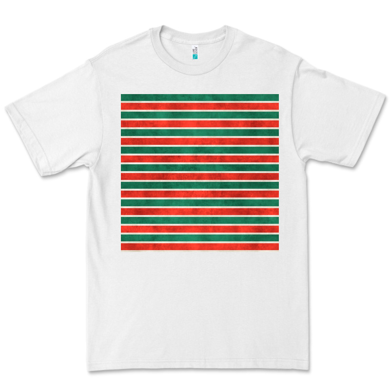 Christmas Stripes Seamless Pattern Premium Tee by BundleAndBundleShop | Teevron