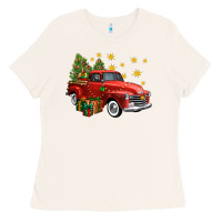 Bone christmas truck Ladies Tee - FaDigitalArtStudio