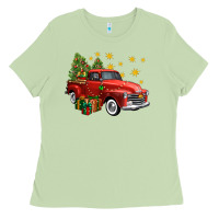 Matcha christmas truck Ladies Tee - FaDigitalArtStudio