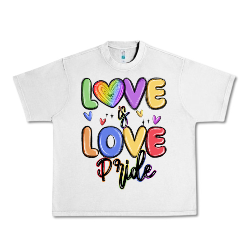 Love Is Love Pride Urban Heavy Tee by MaliasSmallBusiness | Teevron