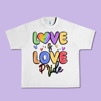 Love Is Love Pride Urban Heavy Tee Designed By Maliassmallbusiness