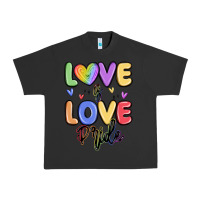 Pigment Black love is love pride Urban Heavy Tee - MaliasSmallBusiness