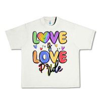 Pistachio love is love pride Urban Heavy Tee - MaliasSmallBusiness