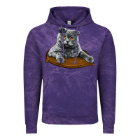 Cloud Purple Scottish Fold Vintage Hoodie - LillyAllenDesigns