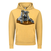 Vintage Mustard Scottish Fold Vintage Hoodie - LillyAllenDesigns
