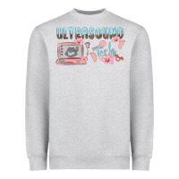 Heather Grey ultrasound tech Heavyweight Sweatshirt - MaliasSmallBusiness