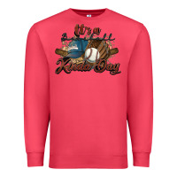Cardinal It's a Baseball kinda day Premium Sweatshirt - HowdyJamesFarm