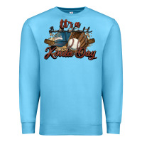 Ocean Blue It's a Baseball kinda day Premium Sweatshirt - HowdyJamesFarm