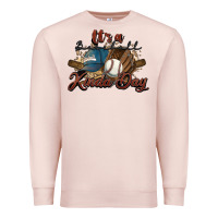 Pale Pink It's a Baseball kinda day Premium Sweatshirt - HowdyJamesFarm