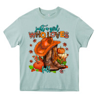 Jusr A Girl Who Loves Fall  Cowgirl Heavy Core Tee | Teevron