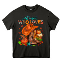 Asphalt jusr a girl who loves fall  cowgirl Heavy Core Tee - AdoDesignShop