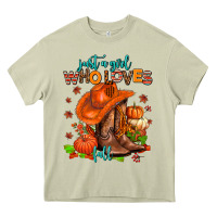 Mossy jusr a girl who loves fall  cowgirl Heavy Core Tee - AdoDesignShop