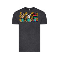Vintage Black western bunny Vintage Tee - MaliasSmallBusiness