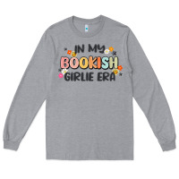 Heather Grey in my bookish girlie era Long Sleeve Tee - MaliasSmallBusiness