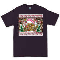 Plum pink skeleton  christmas Premium Tee - AdoDesignShop