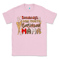 Bubblegum Pink somebody's loud mouth baseball Classic Tee - JahusDesignShop