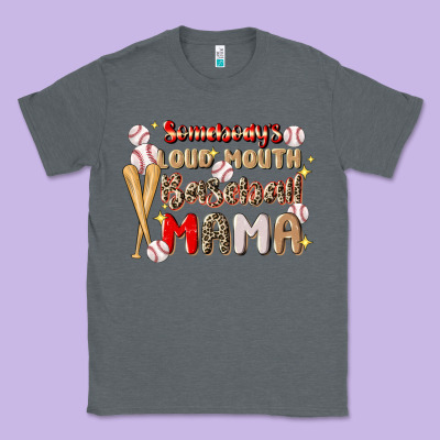 Somebody's Loud Mouth Baseball Classic Tee Designed By Jahusdesignshop