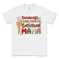 White somebody's loud mouth baseball Classic Tee - JahusDesignShop